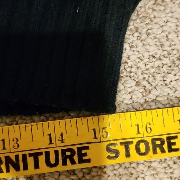 Vintage Gitano mens large grey diamond pattern sweater leather patch western y2k - Picture 11 of 16